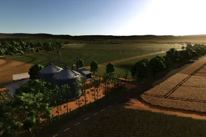 Realistyczna Brazylijska Mapa Sumidouro Farm dla Farming Simulator 25 — 29 Pól i Pełna Infrastruktura — 4