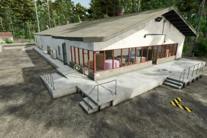 Ефективний Склад Bale And Pallet Warehouse для Тюків, Піддонів і Біг-Бегів у FS25