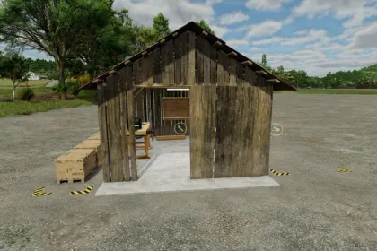 Alter Zimmermanns-Schuppen — Möbelproduktion aus Brettern in FS25 — 1