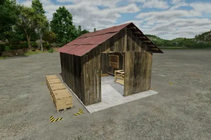Alter Zimmermanns-Schuppen — Möbelproduktion aus Brettern in FS25 — 2