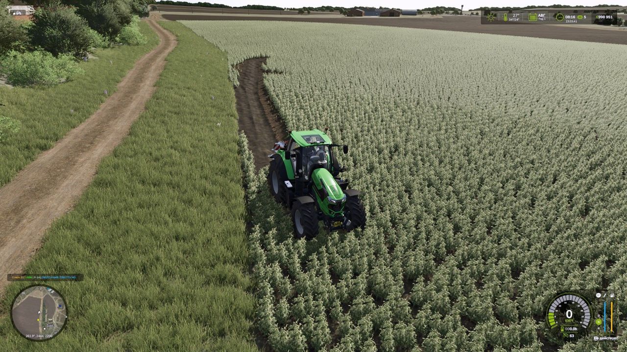 Реалістична Карта Vladimirovka 4x для Farming Simulator 25 — Середня Складність та Живий Рельєф