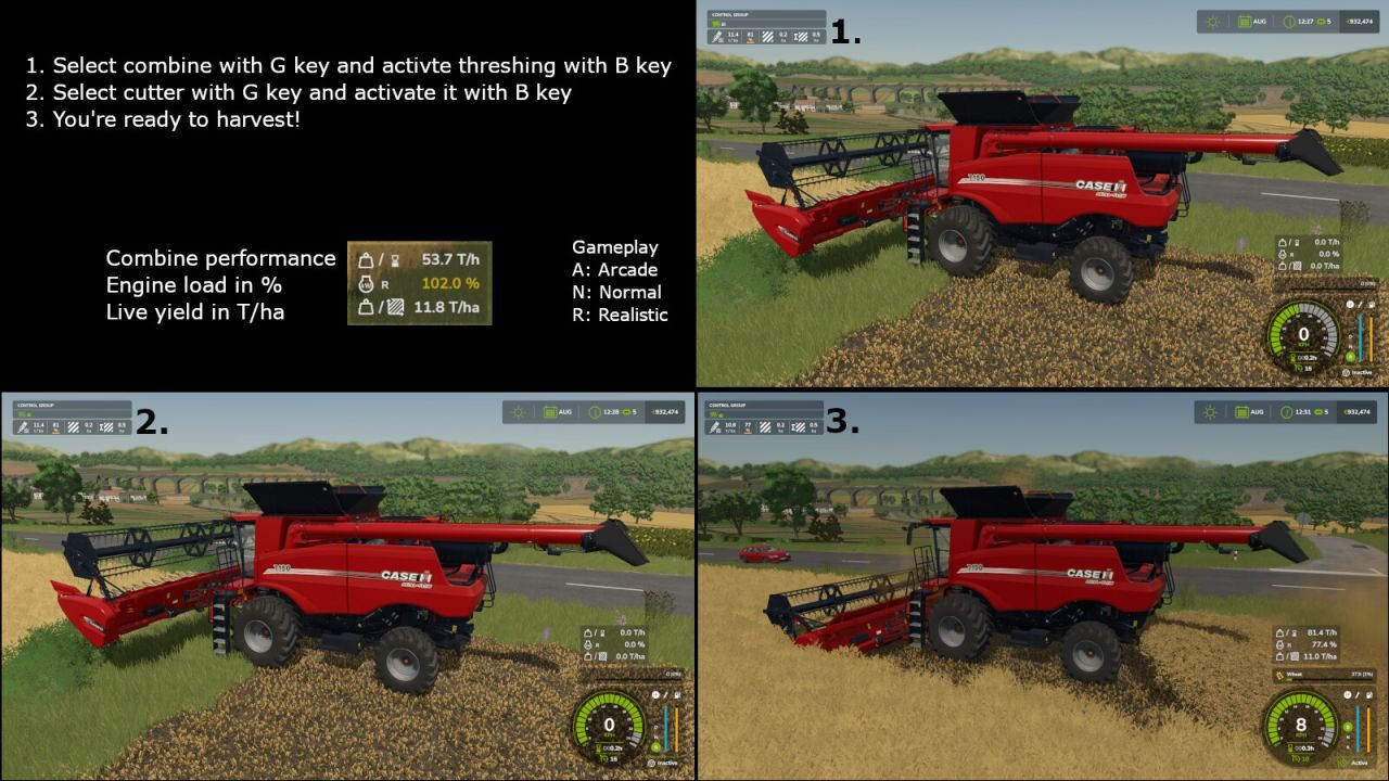 Realistische Ernte mit Combine XPerience — Neues Niveau der Mähdrescher in Farming Simulator 25