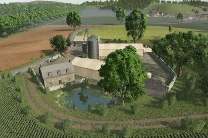 Нова Карта Les Terres De France для Farming Simulator 25 — 163 Поля, Ферми та Кооперативи — 6