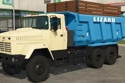 Leistungsstarker Lizard 65032 Lkw für Erntetransport in Farming Simulator 25 — 4