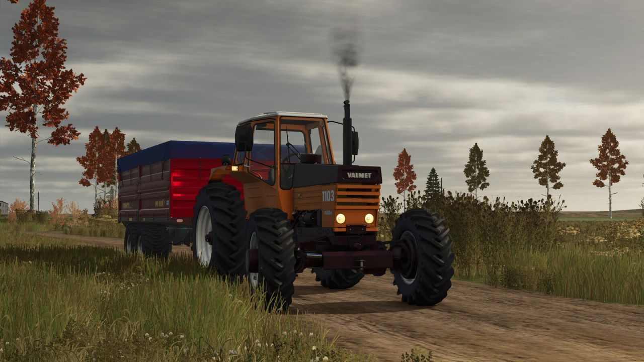 Legendärer Traktor Valmet 1102-1103 (2WD/4WD) — Klassiker der 70er für Farming Simulator 25