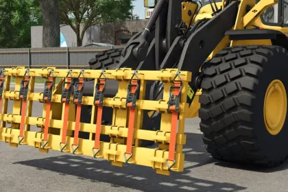 Efficient Lift-Wood — Log Grab for Front Loader in FS25 — 2