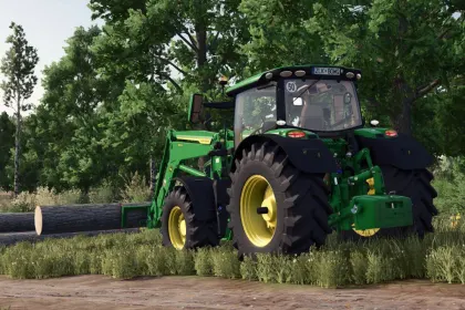 Efficient Lift-Wood — Log Grab for Front Loader in FS25 — 4