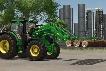 Efficient Lift-Wood — Log Grab for Front Loader in FS25 — 5