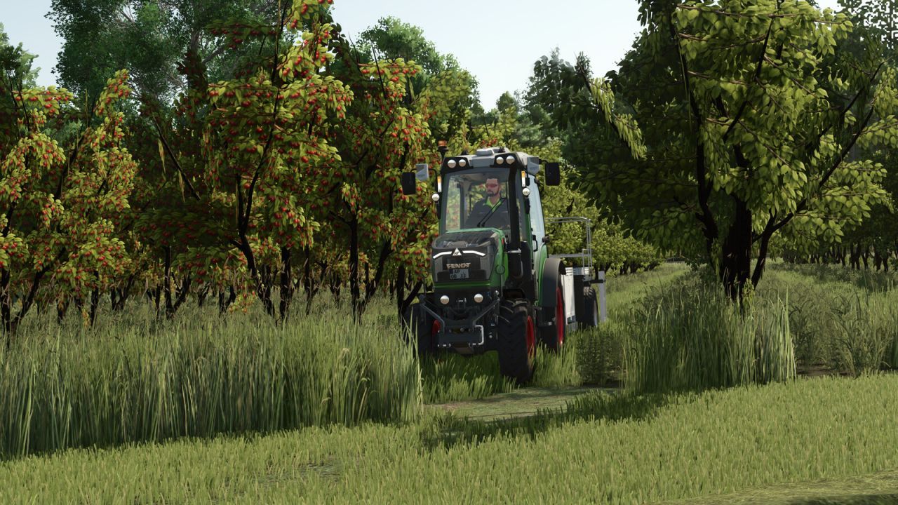 Atmosphärische Karte Somewhere In Thuringia IV Crossplay — Realistische Felder, Wälder und Gärten in FS25