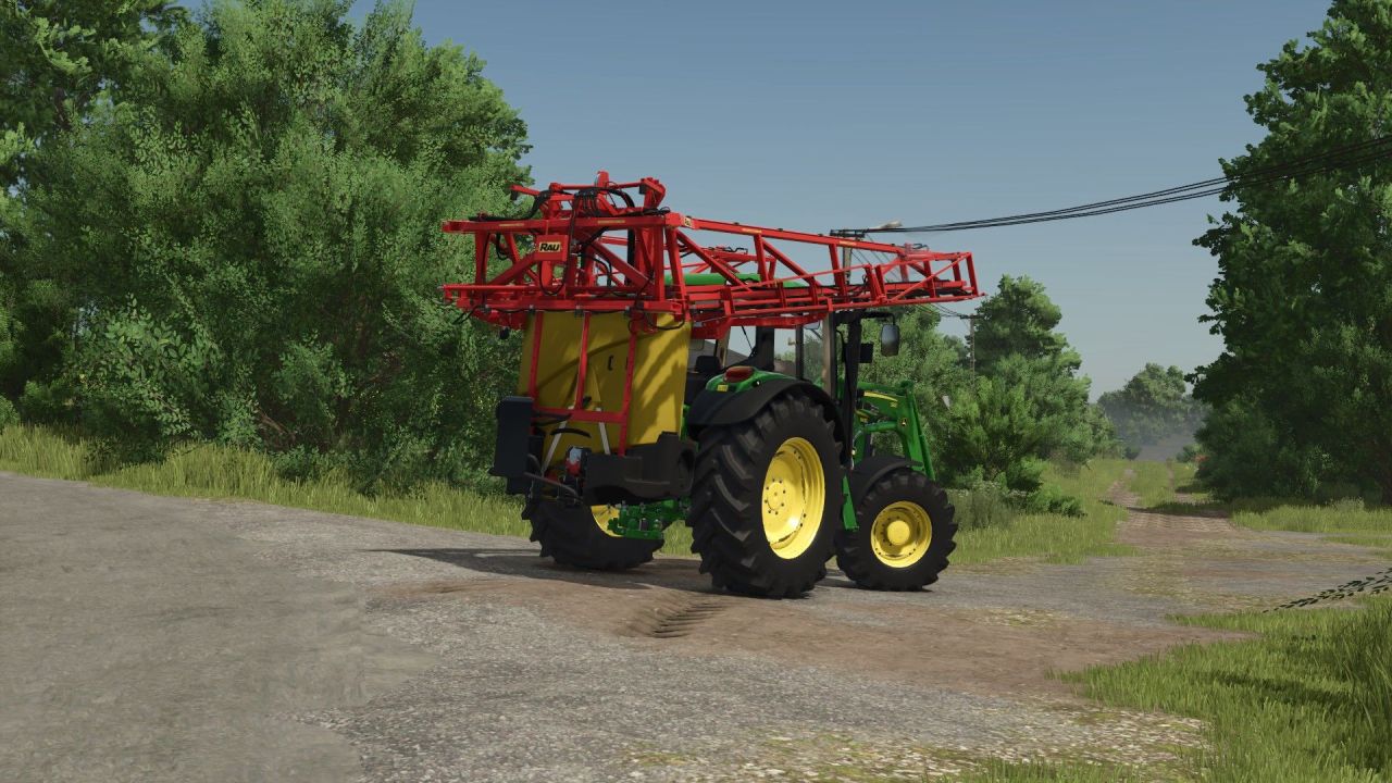 Efektywny Rozrzutnik RAU Spridoport 21 m do Szybkiej Pracy w Farming Simulator 25