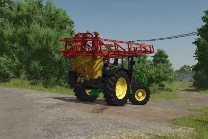 Efektywny Rozrzutnik RAU Spridoport 21 m do Szybkiej Pracy w Farming Simulator 25 — 4