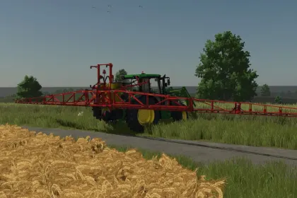 Efektywny Rozrzutnik RAU Spridoport 21 m do Szybkiej Pracy w Farming Simulator 25 — 5