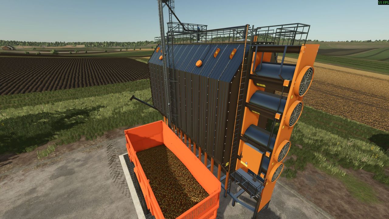 Effizienter Grain Dryer + Onion Dryer — Grain- und Zwiebel-Trockner für Farming Simulator 25