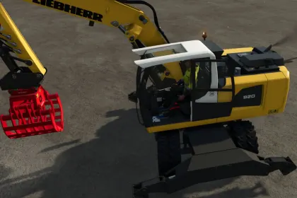 Mod Liebherr A920 Litronic do Farming Simulator 25