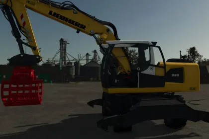 Mod Liebherr A920 Litronic do Farming Simulator 25