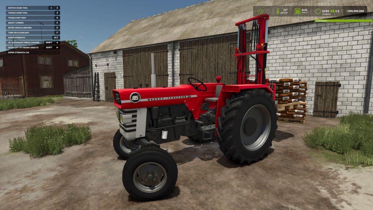 Legendärer Traktor Massey Ferguson 100 Series Large — Zuverlässige Klassik für FS25 - Screenshots