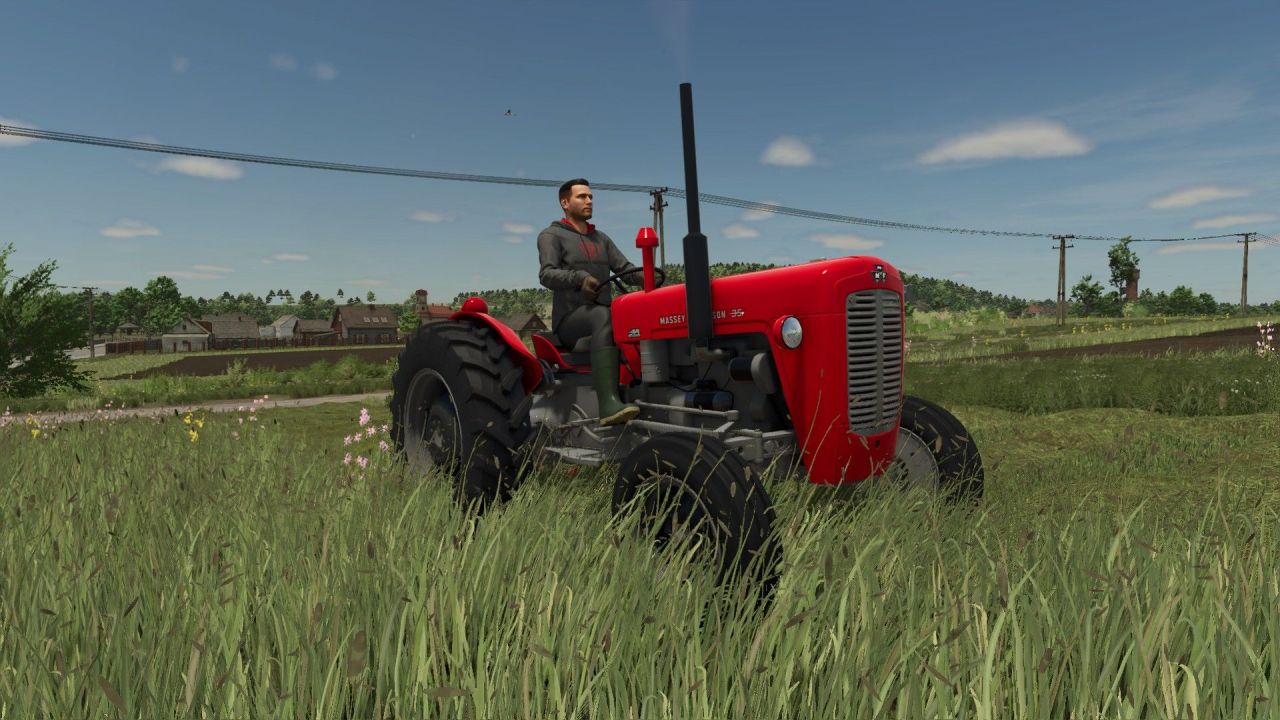 Legendärer Traktor Massey Ferguson 35 von Clarkson’s Farm für Farming Simulator 25