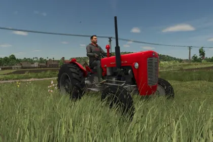 Legendärer Traktor Massey Ferguson 35 von Clarkson’s Farm für Farming Simulator 25 — 3
