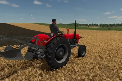 Legendärer Traktor Massey Ferguson 35 von Clarkson’s Farm für Farming Simulator 25 — 4