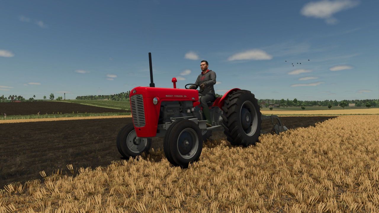 Legendärer Traktor Massey Ferguson 35 von Clarkson’s Farm für Farming Simulator 25