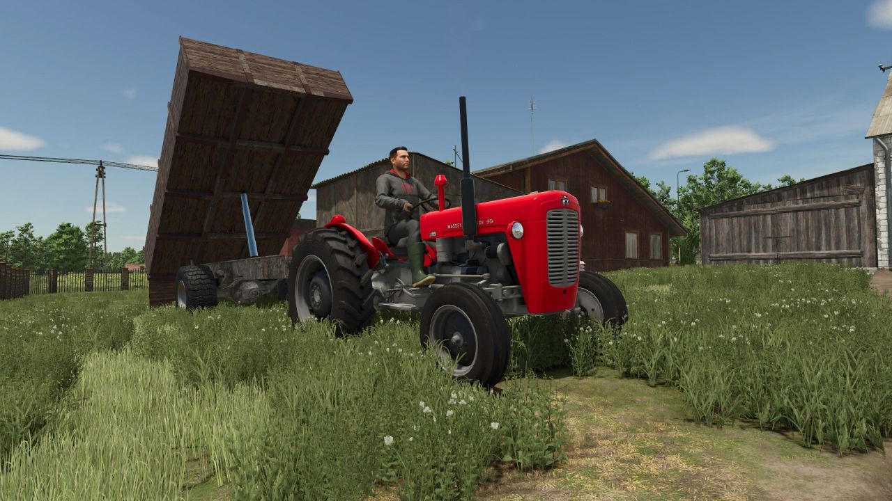Legendärer Traktor Massey Ferguson 35 von Clarkson’s Farm für Farming Simulator 25