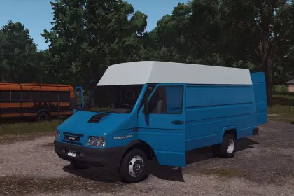 Legendärer Van 1989 Iveco Turbo Daily 35-10 — Praktischer Transport für FS25 — 2