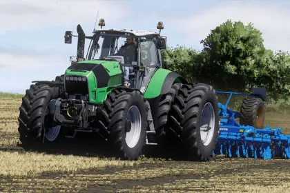Legendarny Traktor Deutz Fahr X710-720-730 — Realistyczny Dźwięk, GPS i 308 KM dla FS25 — 1