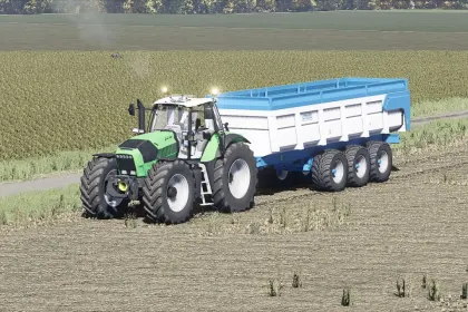 Legendarny Traktor Deutz Fahr X710-720-730 — Realistyczny Dźwięk, GPS i 308 KM dla FS25 — 2