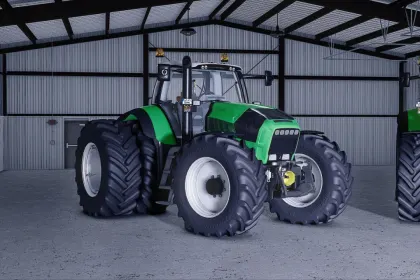 Legendarny Traktor Deutz Fahr X710-720-730 — Realistyczny Dźwięk, GPS i 308 KM dla FS25 — 3
