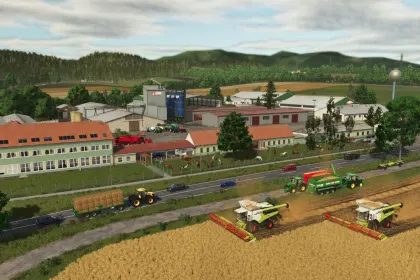 Легендарна Карта Carpathian Countryside для Farming Simulator 25 — 3 Ферми, 70+ Полів і Реалістичні Виробництва — 1