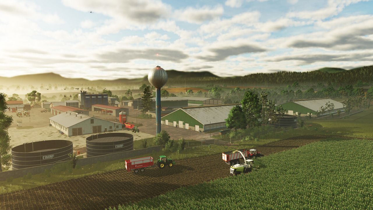 Легендарна Карта Carpathian Countryside для Farming Simulator 25 — 3 Ферми, 70+ Полів і Реалістичні Виробництва - Screenshots