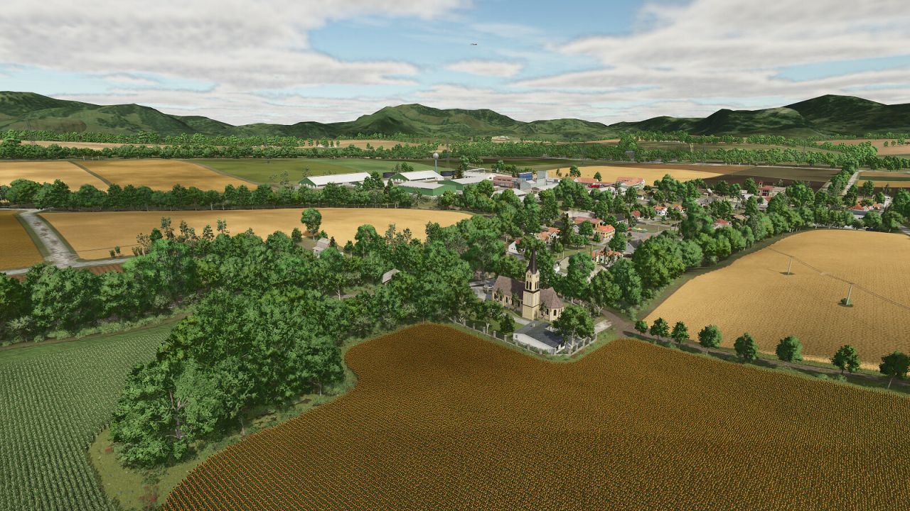 Легендарна Карта Carpathian Countryside для Farming Simulator 25 — 3 Ферми, 70+ Полів і Реалістичні Виробництва - Screenshots