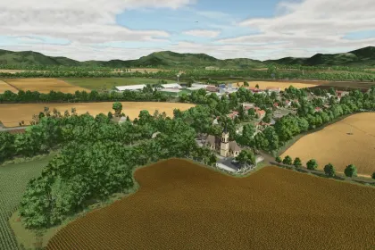 Легендарна Карта Carpathian Countryside для Farming Simulator 25 — 3 Ферми, 70+ Полів і Реалістичні Виробництва — 4