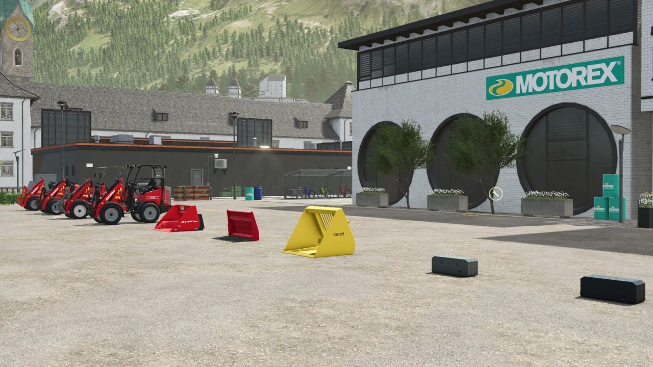 Ефективний Міні-Навантажувач Weidemann 1140 (також Schäffer 2034/2630) для Щоденних Робіт у FS25