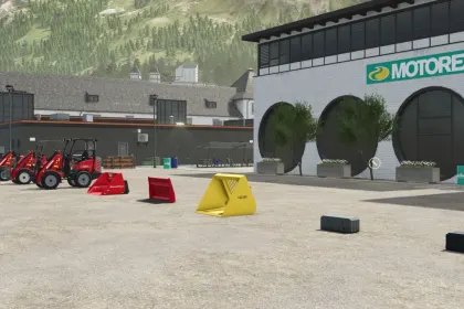 Ефективний Міні-Навантажувач Weidemann 1140 (також Schäffer 2034/2630) для Щоденних Робіт у FS25 — 3