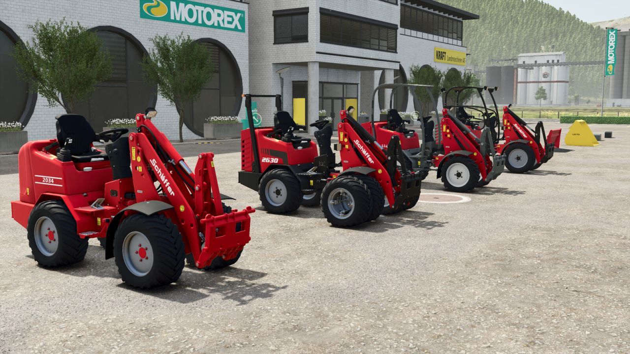 Ефективний Міні-Навантажувач Weidemann 1140 (також Schäffer 2034/2630) для Щоденних Робіт у FS25