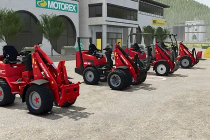 Ефективний Міні-Навантажувач Weidemann 1140 (також Schäffer 2034/2630) для Щоденних Робіт у FS25 — 4