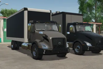 Потужна Вантажівка Volvo VNX 300 Box Truck для Доставок у Farming Simulator 25 — 1