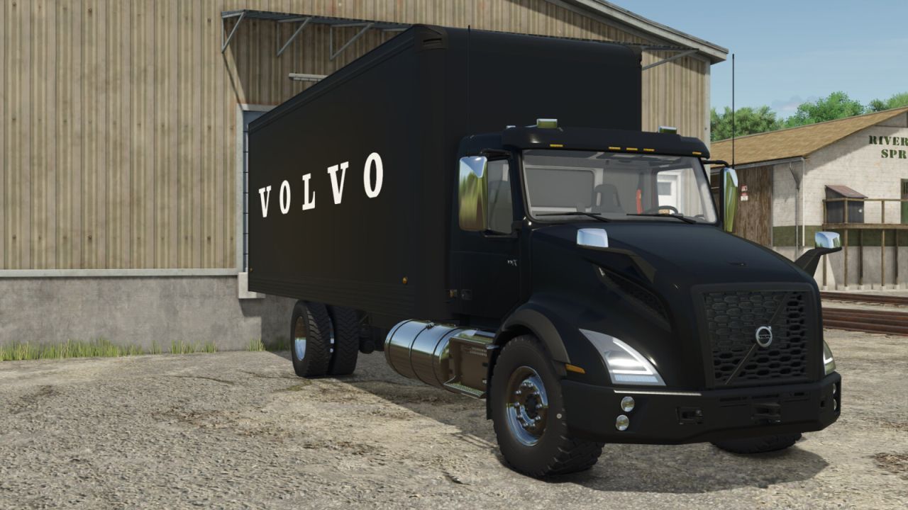 Powerful Volvo VNX 300 Box Truck for Deliveries in Farming Simulator 25 - Screenshots