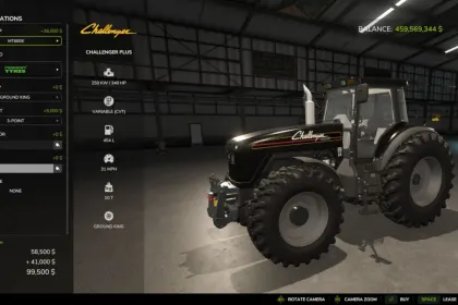 Потужний Трактор Challenger Plus (160–340 к.с.) для Farming Simulator 25 — 2