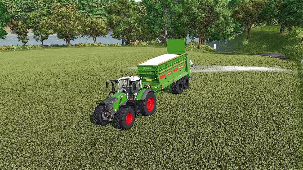 Efficient Bergmann TSW 6240 W Spreader — 25 m³ and 24 m Working Width for FS25