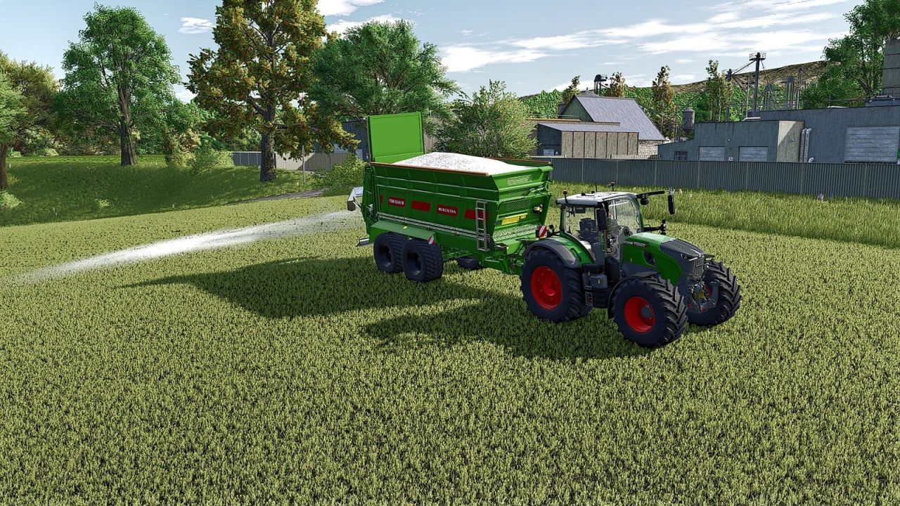 Efficient Bergmann TSW 6240 W Spreader — 25 m³ and 24 m Working Width for FS25 - Screenshots