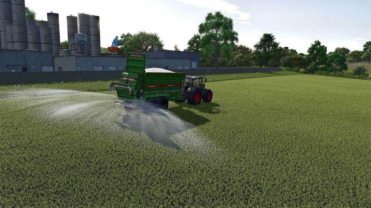 Efficient Bergmann TSW 6240 W Spreader — 25 m³ and 24 m Working Width for FS25 - Screenshots