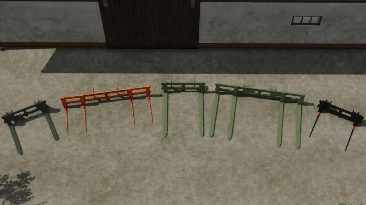 Ефективні Вила Bressel And Lade H10 Palletfork для Піддонів і Тюків у FS25