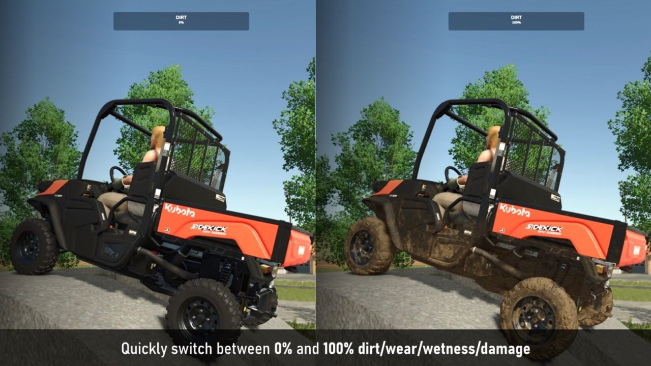 Bequeme Hotkeys für Tests für Farming Simulator 25 — Schnelles Testen von Technik und Wetter - Screenshots