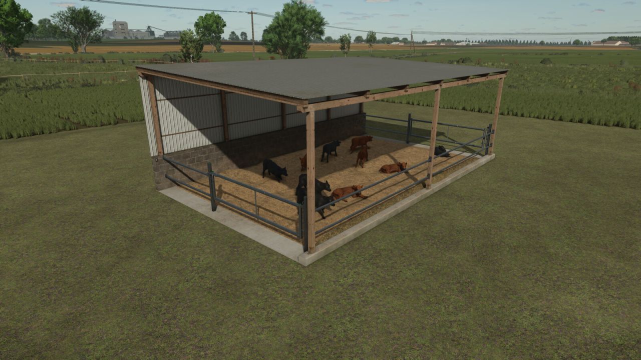 Efficient Small CowShed for 25 Cows for Farming Simulator 25