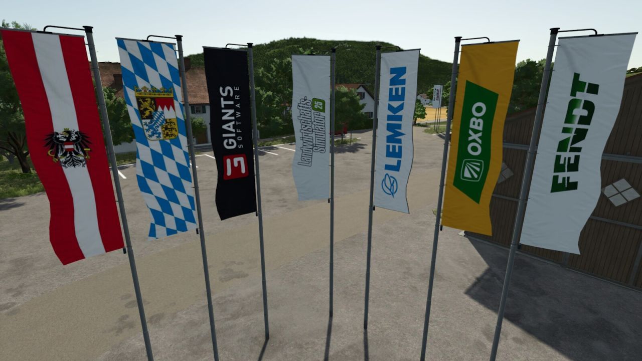 XXL Flag Pack — Powerful Flag Pack (300+) for Farming Simulator 25