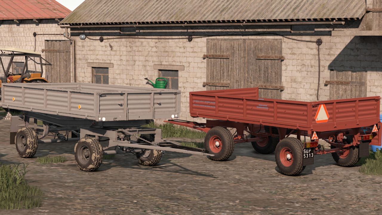Легендарні Причепи AutoSan D-46/D-47 — Самоскидні та Бортові для Farming Simulator 25 - Скріншоти