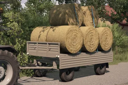 Легендарні Причепи AutoSan D-46/D-47 — Самоскидні та Бортові для Farming Simulator 25 — 4