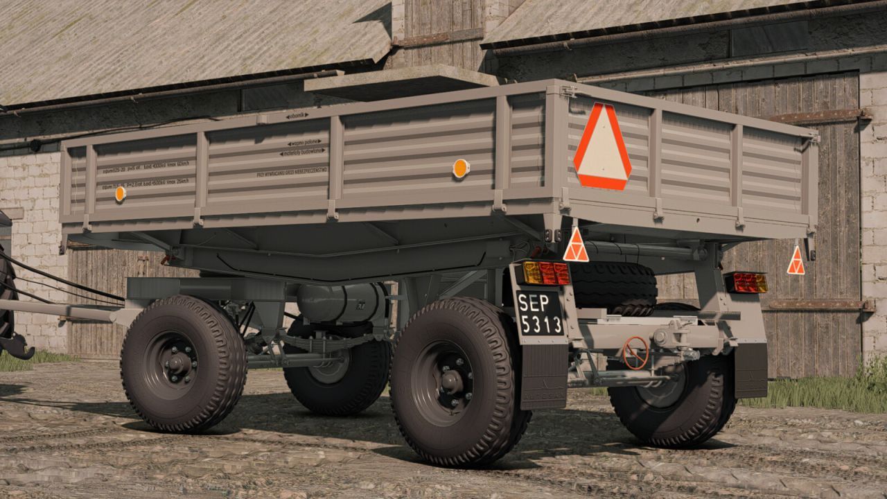 Легендарні Причепи AutoSan D-46/D-47 — Самоскидні та Бортові для Farming Simulator 25 - Скріншоти